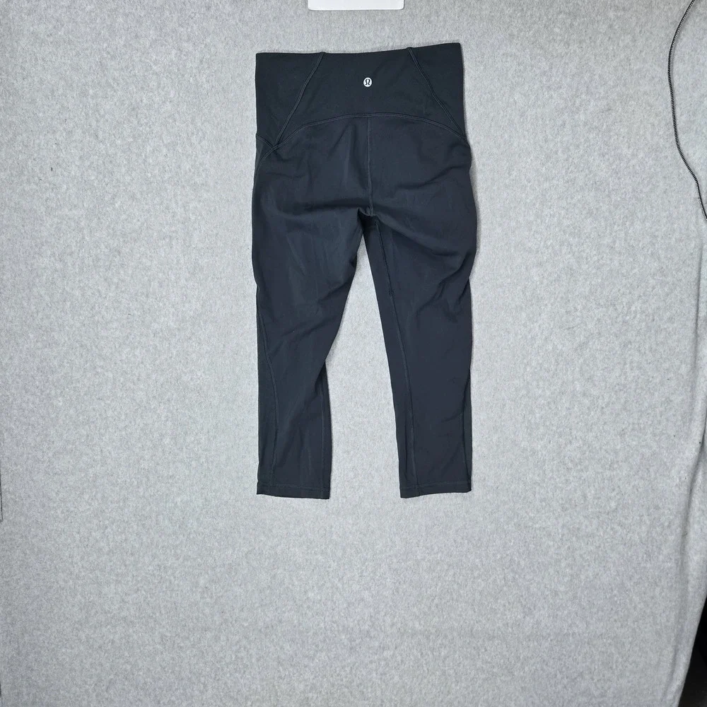 Lululemon Women Activewear Pants 6 Teal‎ Train Times Crop Yoga Legging